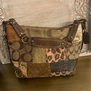 Coach patchwork handbag